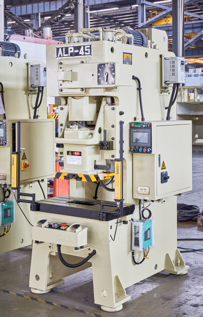 Mekanik Kranklı Pres Makinesi Tek Nokta Açık Tip Elektrikli Pres