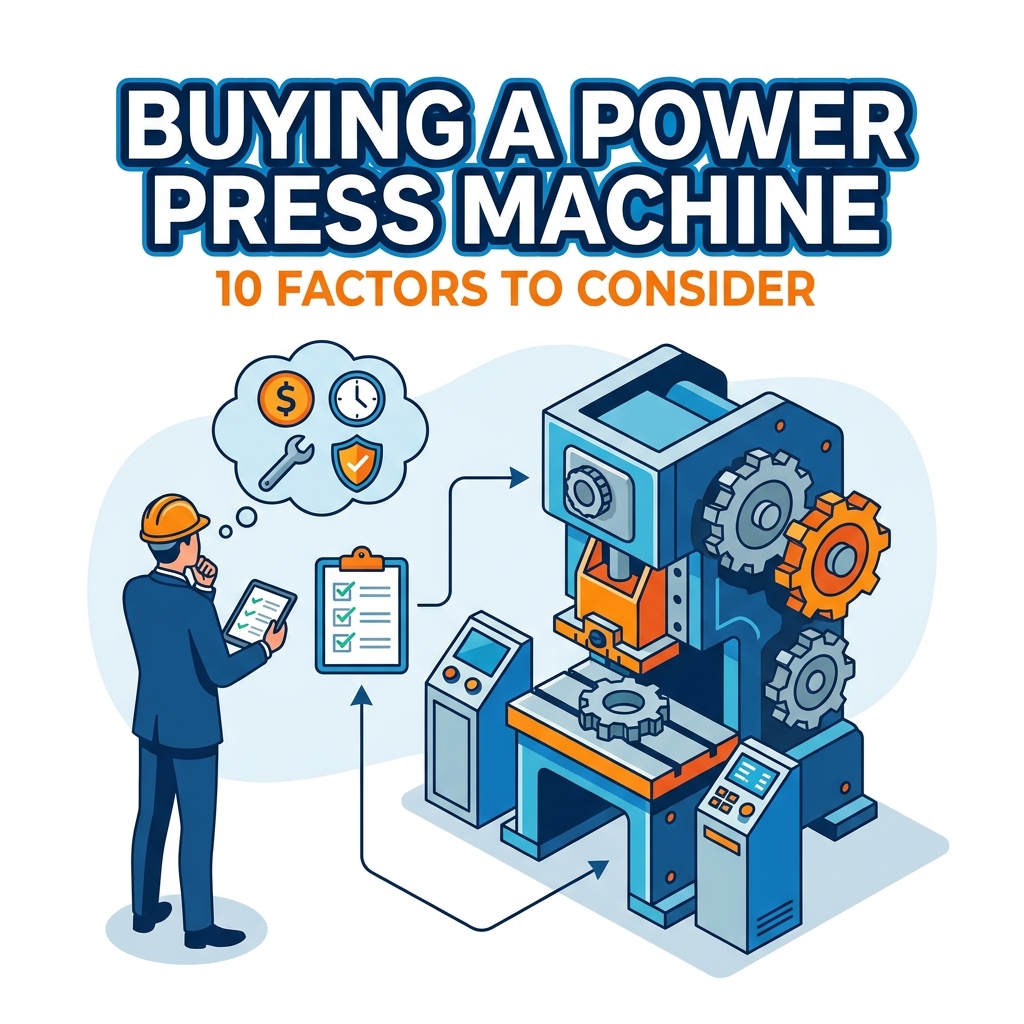 Power Press Makinesi Satın Almadan &Ouml;nce Dikkat Edilmesi Gereken 10 Fakt&ouml;r