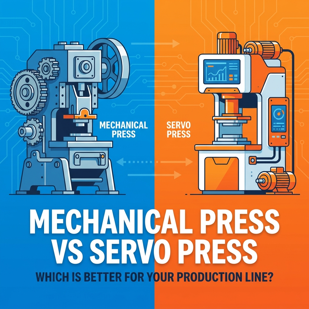 Mekanik Pres ve Servo Pres: &Uuml;retim Hattınız i&ccedil;in Hangisi Daha İyi?