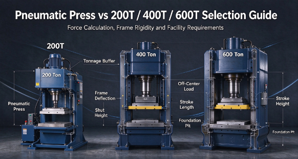 200 Tonluk, 400 Tonluk veya 600 Tonluk Power Press Nasıl Se&ccedil;ilir